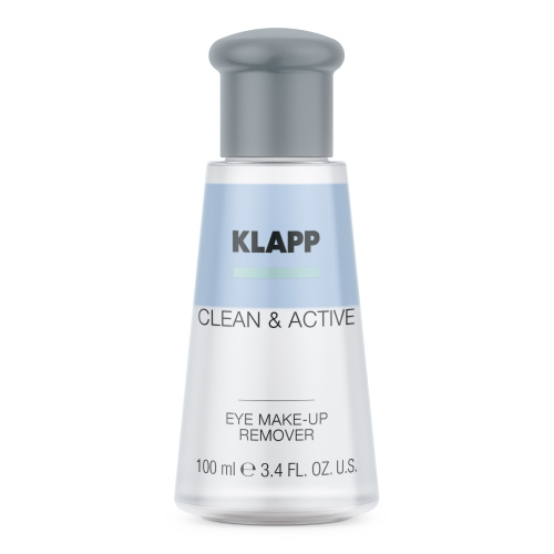 KLAPP Ср-во для снятия макияжа c глаз / CLEAN & ACTIVE Eye Make-Up Remover 100 мл - фото 5285