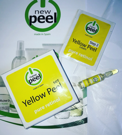 NewPEEL набор YELLOW PEEL SET (1амп.+1саше+1маска) - фото 5627