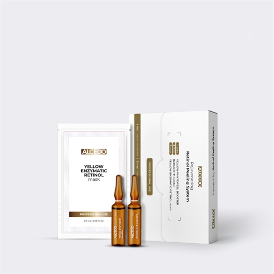 ALCEDO НАБОР YELLOW PEEL (фитопилинг 2мл +лосьон 2мл +маска 1саше), 1 set - фото 7150