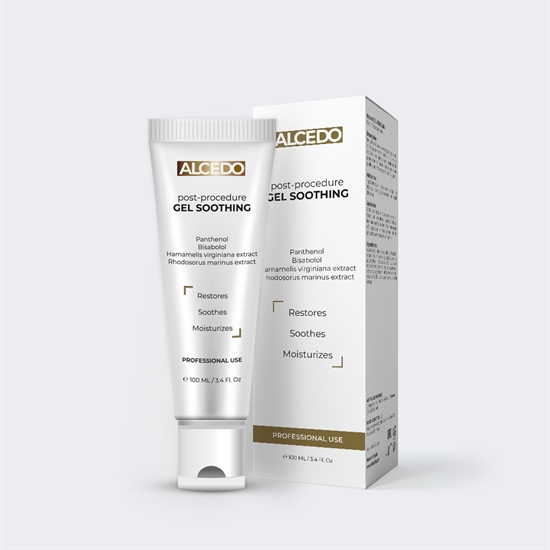 ALCEDO Пост-процедурный гель успокаивающий / Post-procedure GEL SOOTHING, 100мл - фото 7168