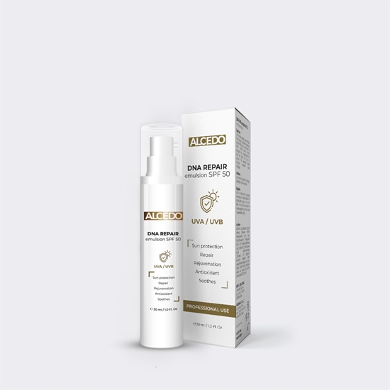 ALCEDO ДНК восстанавливающая эмульсия SPF-50 / DNA REPAIR emulsion SPF-50, 30мл - фото 7189