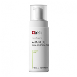 TETe Мусс c комплексом AHA и Азелаиновой кислотой /AHA Plus Deep Cleansing Mousse, 150 мл TETe-Косм-24 - фото 7470