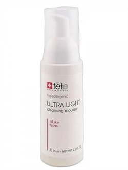 TETe Ультра легкий Мусс для умывания /Ultra Light Cleansing Mousse mini, 75 мл TETe-Косм-39 - фото 7475