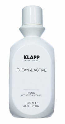 (М) KLAPP Тоник без спирта /CLEAN & ACTIVE Tonic without Alcohol 1000 мл 204