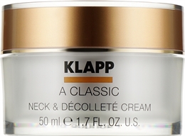 KLAPP Крем для шеи и декольте / A CLASSIC Neck & Decollete Cream 50 мл