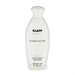 KLAPP Эксфолиатор для жирной кожи / CLEAN & ACTIVE Exfoliator Lotion Oily Skin 250 мл