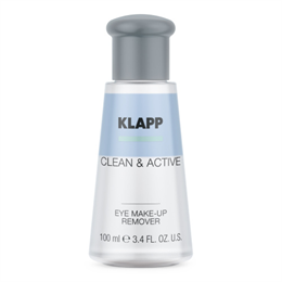 KLAPP Ср-во для снятия макияжа c глаз / CLEAN & ACTIVE Eye Make-Up Remover 100 мл