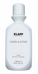 KLAPP Тоник без спирта /CLEAN & ACTIVE Tonic without Alcohol 1000 мл