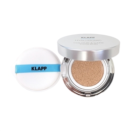 KLAPP Кушон, тон светлый, Тональный увлажняющий крем Hyaluronic Light, 15г