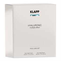 KLAPP Набор "Гиалуроник" Крем Д/Н 50 мл+Сыворотка Д/Н 50 мл /HYALURONIC Face Care Set