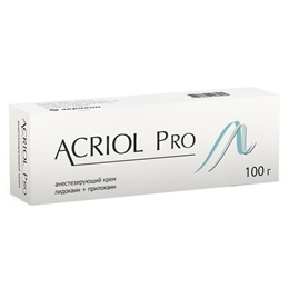 ACRIOL Pro крем (2,5% лидокаин + 2,5 прилокаин), 100г