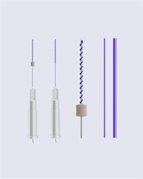 SR PDO Спираль на игле /Screw needle 29G*38 (1пак/ 10 нитей)