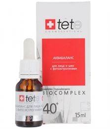 TETe Биокомплекс Аквабаланс с фитоэстрогенами 40+, 15ml