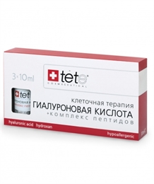 TETe Гиалуроновая кислота + Комплекс пептидов, (3*10ml)