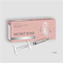 SECRET ROSE derm с лидокаином, шприц 1мл