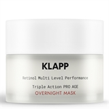 KLAPP Ночная маска PRO AGE Retinol Triple Action Overnight Mask, 50мл - фото 5767